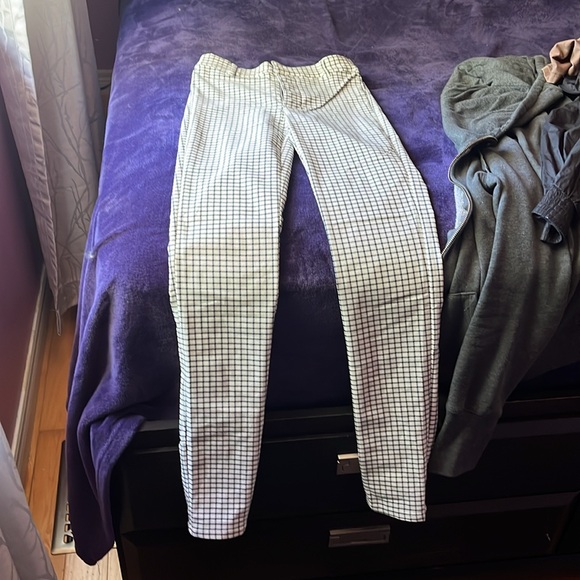 Checkered stretch pants - Picture 2 of 2